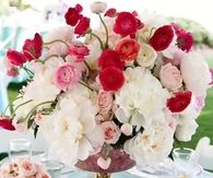 Angel vase and flowers