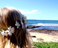 Indie beach girl