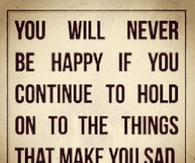 holding on