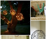 DIY Grapevine Lights