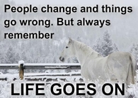 life goes on