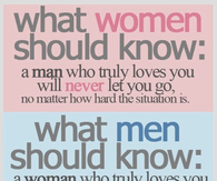what men and women should know