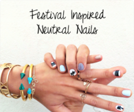 DIY Festival inspired Nails