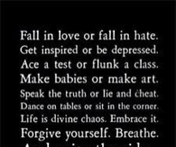 Enjoy the ride
