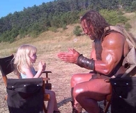 Hercules plays patty cake