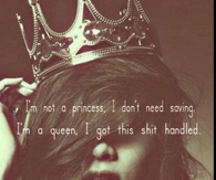 I'm not princess...
