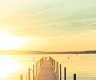 Dock at sunset