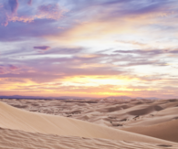 Dessert sunset