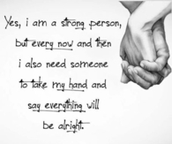 I am a strong person