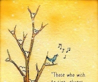those who wish to sing...