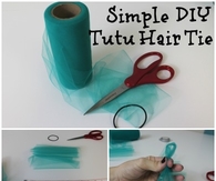 Simple DIY Tutu Hair Tie