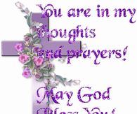You are in my thoughts and prayers. May God bless