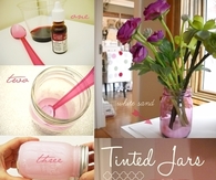 DIY Tinted Mason Jars