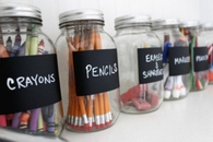 Mason Jar Organization