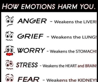 How emotions harm you