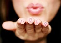 Love on her fingertips