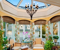 Skylight & Chandelier