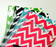 Chevron notebooks