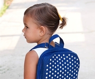 Polka dot backpack