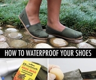Waterproof your shoes