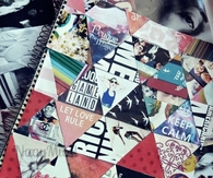 Notebook collage
