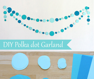 DIY Polka Dot Garland