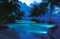 Blue Pool at Night
