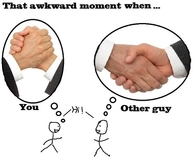 Here is another awkward moment