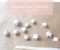 DIY Origami Stars Tutorial