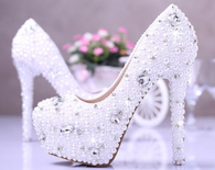 Wedding Heels with Bling