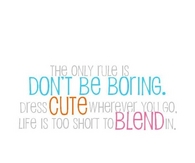 lifes to short to blend in