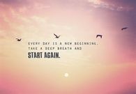 every end is a new beginning 