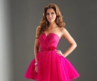 Short Hot Pink Dress