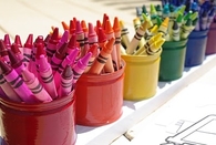 Crayon organizer