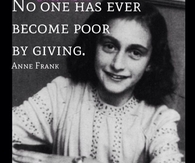 No One Has Ever Become Poor By Giving