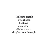 I Admire People