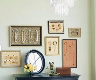 Organize, Store & Display your Jewelry in Picture Frames
