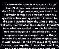 Value in experience