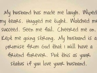 My husband