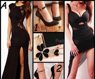FashionMia Black Dress