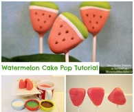 Watermelon Cake Pop Tutorial