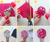 DIY Personalized Key Covers