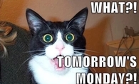 What tomorrow's Monday