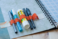 Supply holder notebook
