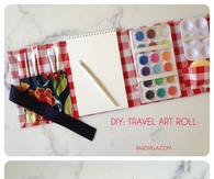 DIY Travel Art Roll