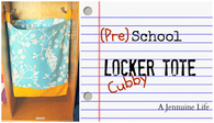 Locker tote cubby