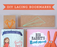 DIY Lacing Bookmarks