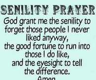 senility prayer