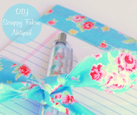 DIY Scrappy Fabric Notepad Tutorial