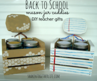 Back to School Teacher DIY Mason Jar Caddies